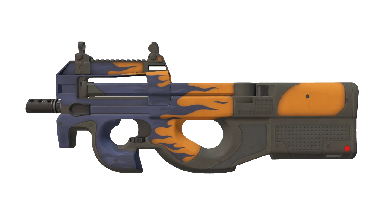 Souvenir P90 | Chopper (Field-Tested) — Dust II light, front