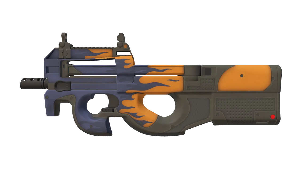 P90 | Chopper (Minimal Wear) — Dust II light, front