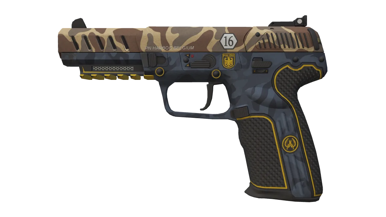 Five-SeveN | Buddy (Factory New) — Dust II light, front