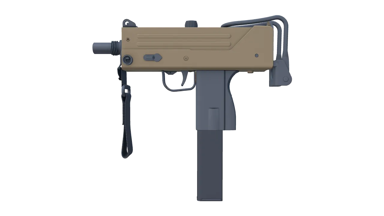 MAC-10 | Tornado (Factory New) — Dust II light, front