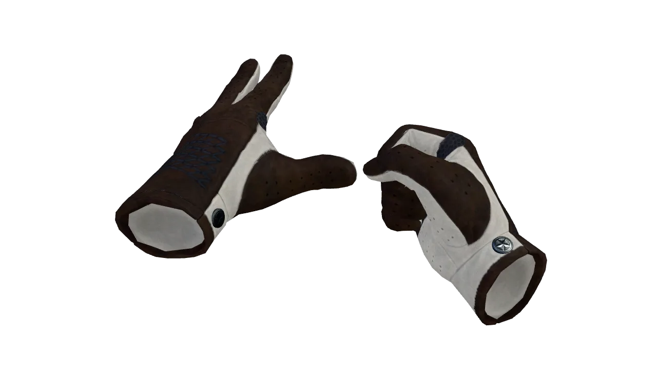 ★ Driver Gloves | Black Tie (Factory New) — Dust II light, front