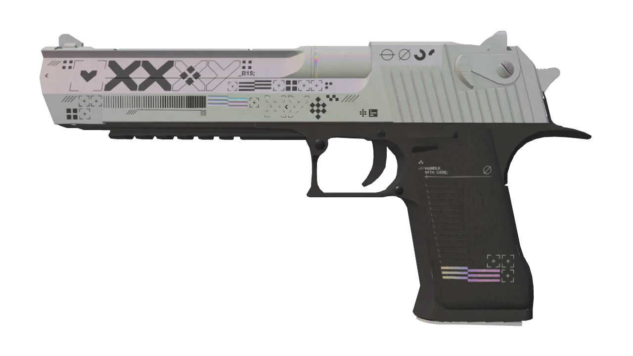 Desert Eagle | Printstream (Well-Worn) — Dust II light, front