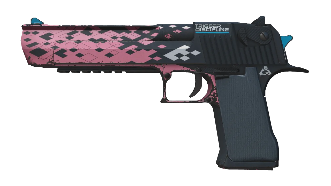 Desert Eagle | Trigger Discipline (Well-Worn) — Dust II light, front