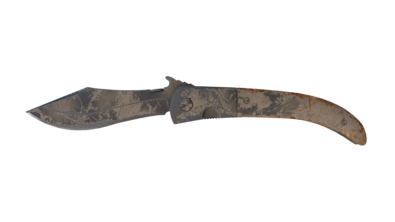 ★ Navaja Knife | Scorched (Battle-Scarred) — Dust II light, front