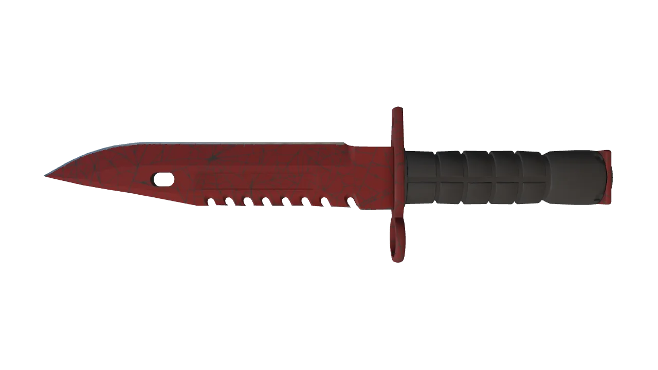M9 Bayonet | Crimson Web seed #480, back