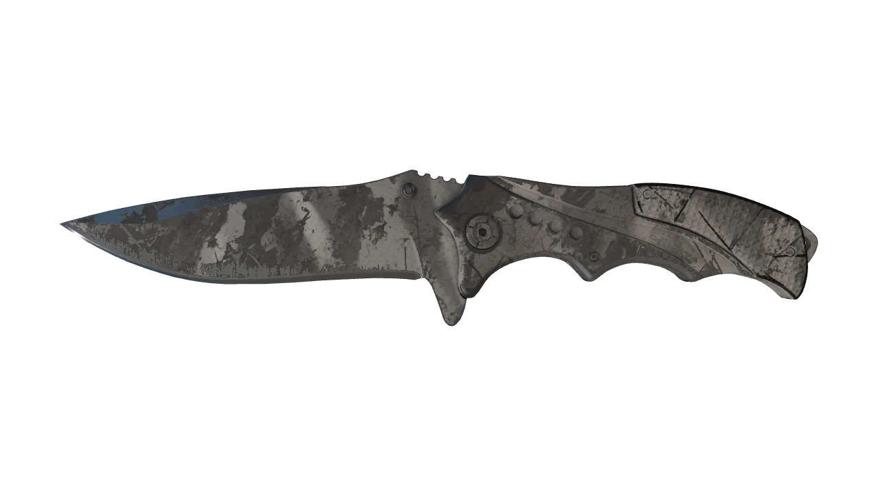 ★ Nomad Knife | Urban Masked (Battle-Scarred) — Dust II light, front