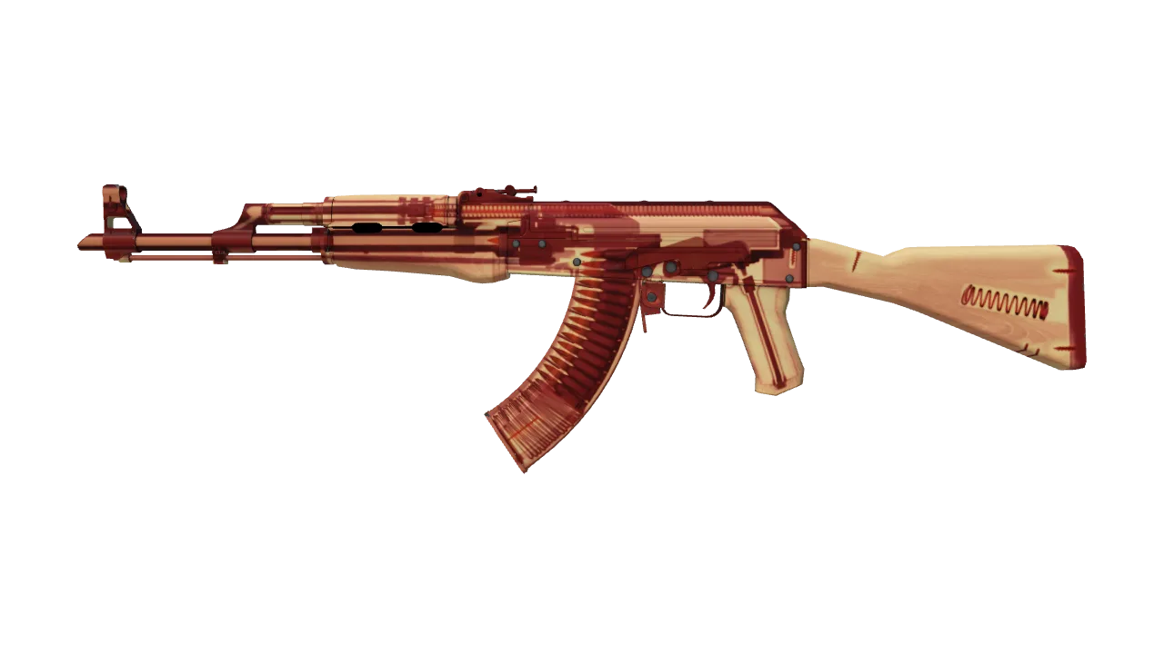 AK-47 | X-Ray (Factory New) — Dust II light, front