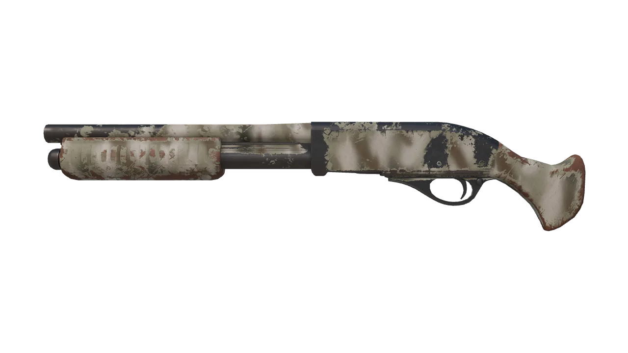 Sawed-Off | Sage Spray (Well-Worn) — Dust II light, front