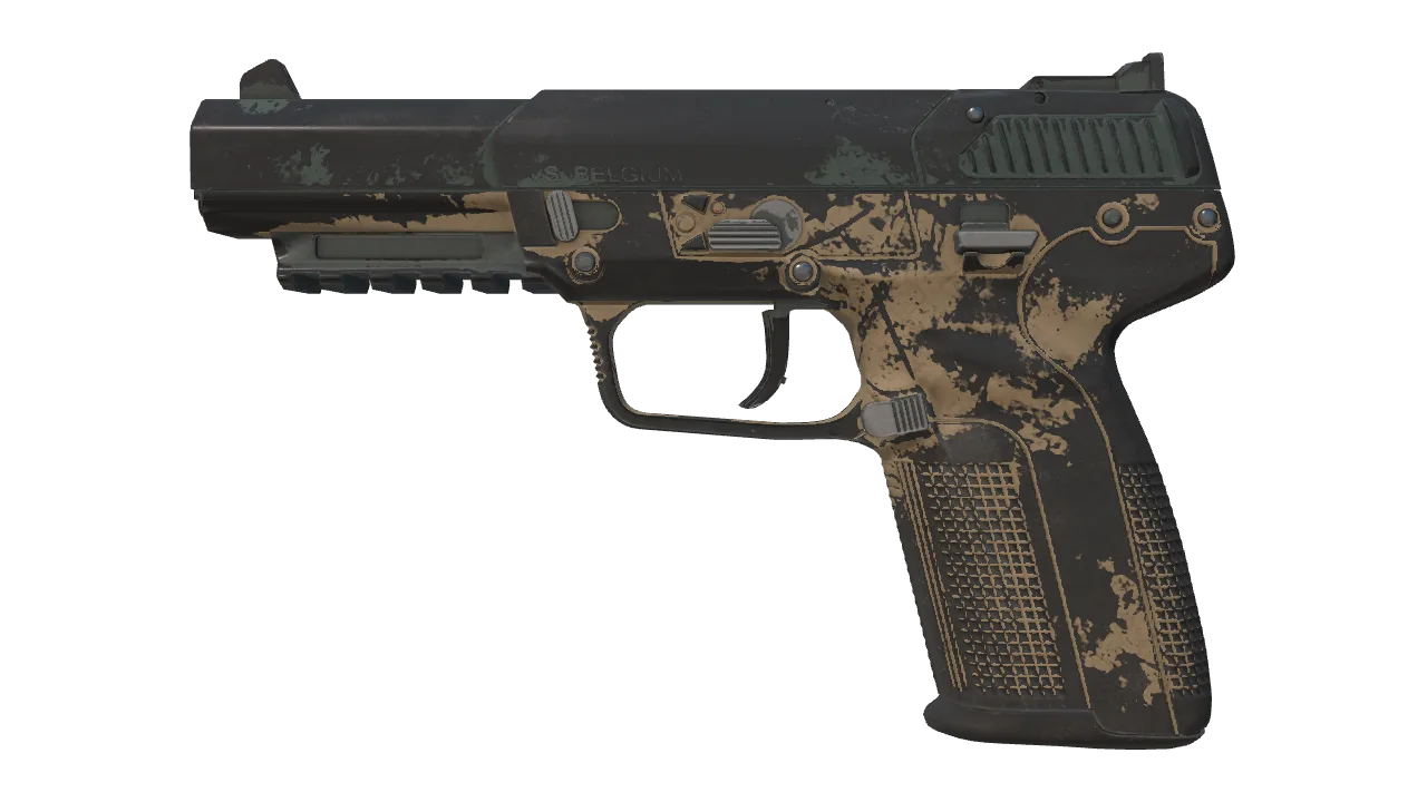 Five-SeveN | Contractor (Battle-Scarred) — Dust II light, front