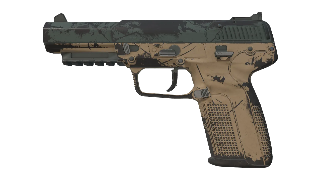 Five-SeveN | Contractor (Well-Worn) — Dust II light, front
