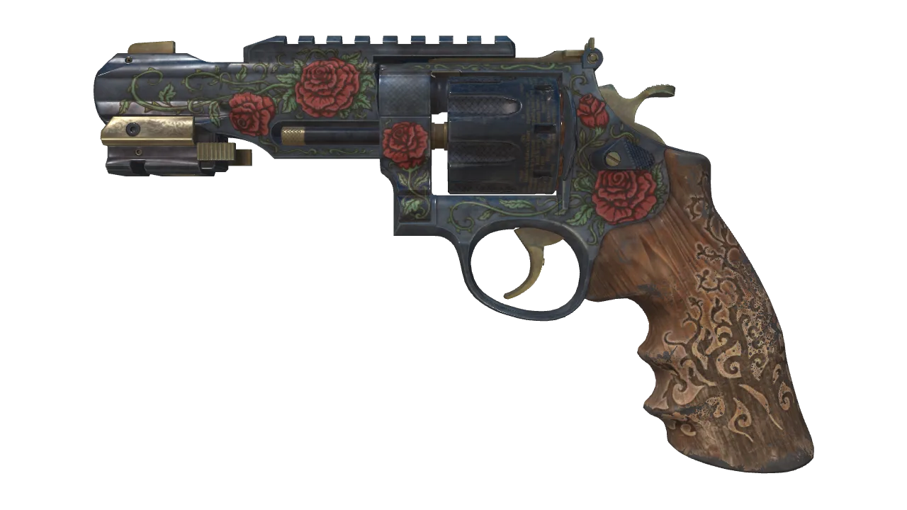 Souvenir R8 Revolver | Tango (Field-Tested) — Dust II light, front