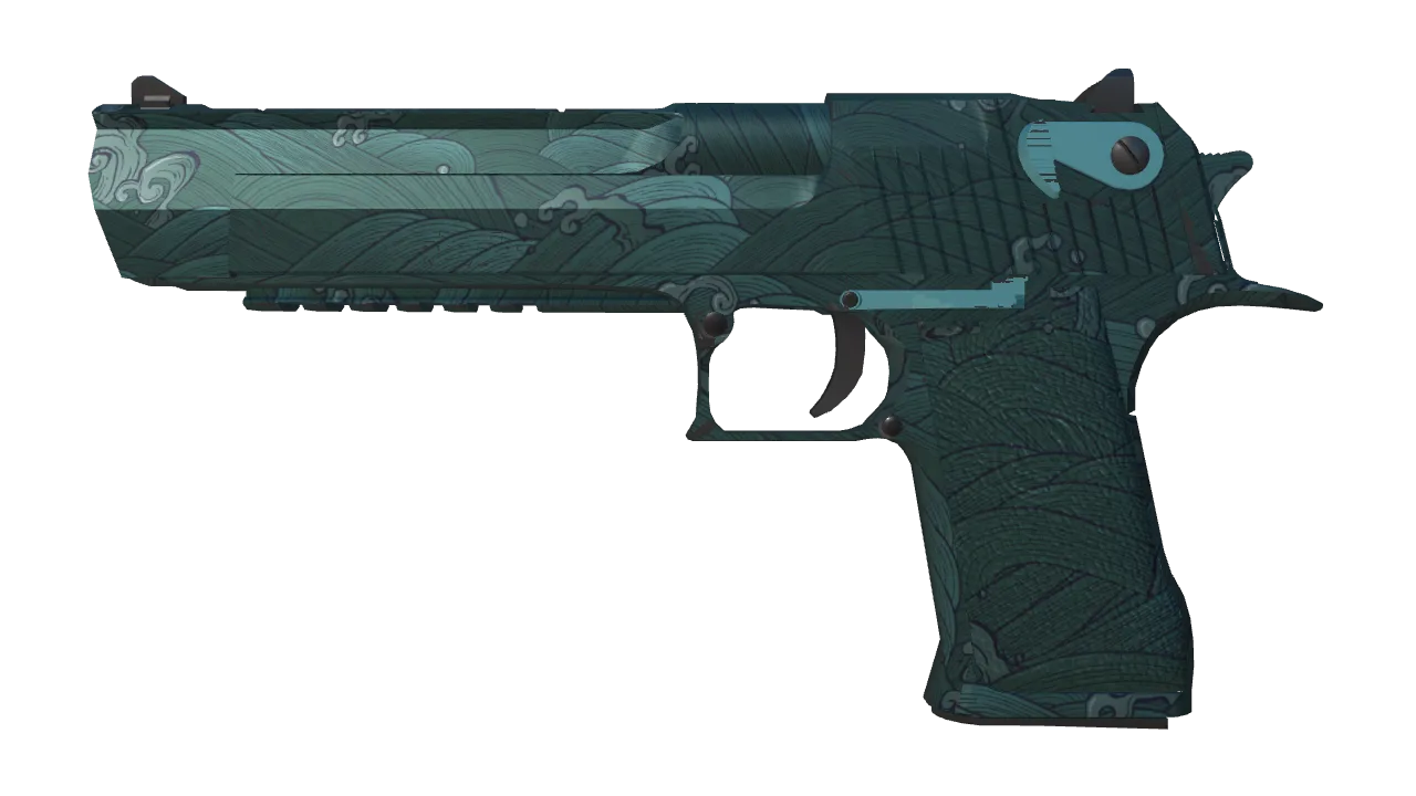 Desert Eagle | Midnight Storm (Factory New) — Dust II light, front