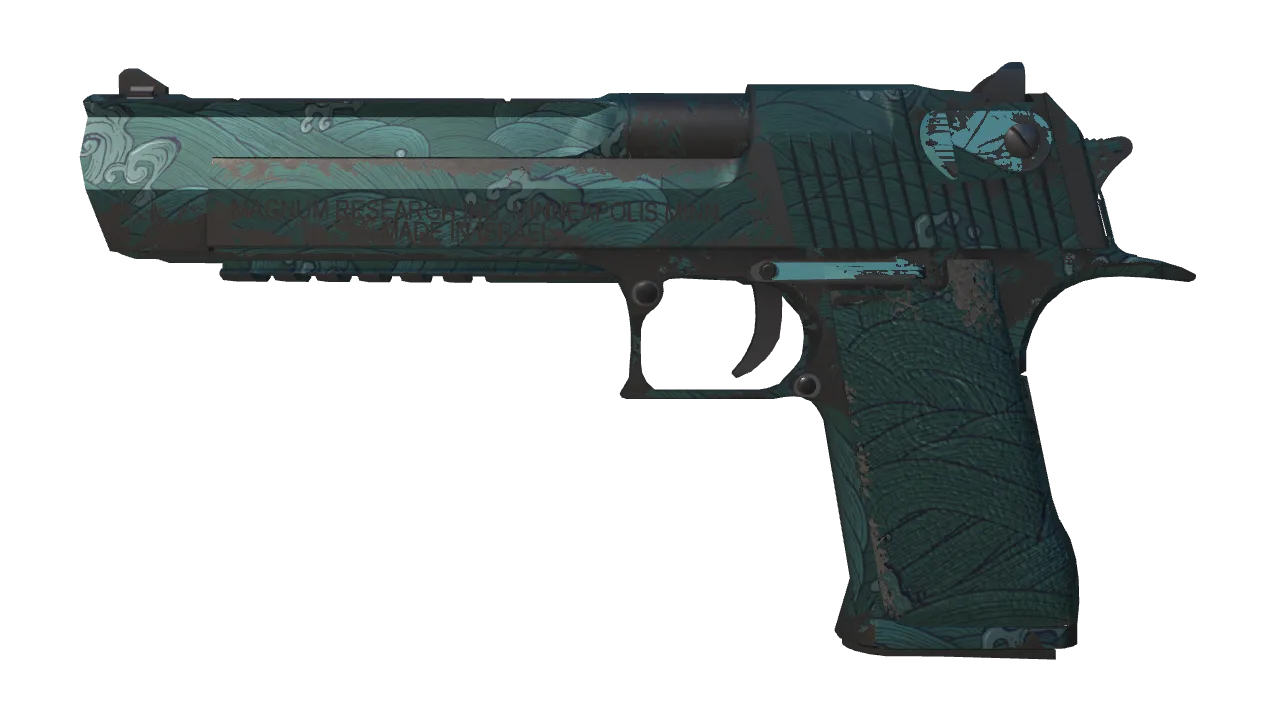 Desert Eagle | Midnight Storm (Field-Tested) — Dust II light, front
