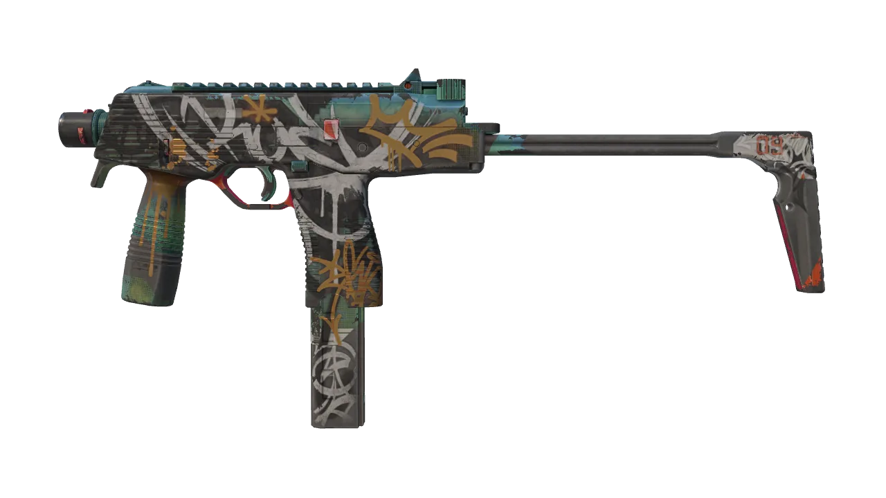 MP9 | Urban Sovereign (Field-Tested) — Dust II light, front