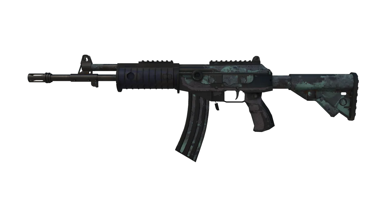 Galil AR | Cold Fusion (Battle-Scarred) — Dust II light, front