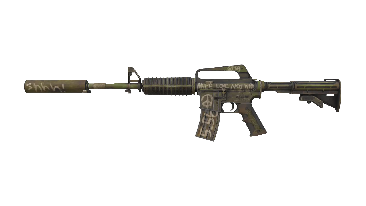 M4A1-S | Flashback (Factory New) — Dust II light, front