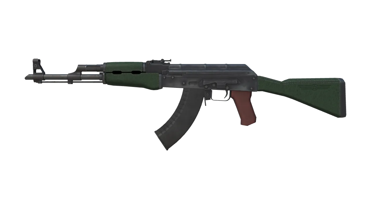 AK-47 | First Class (Minimal Wear) — Dust II light, front