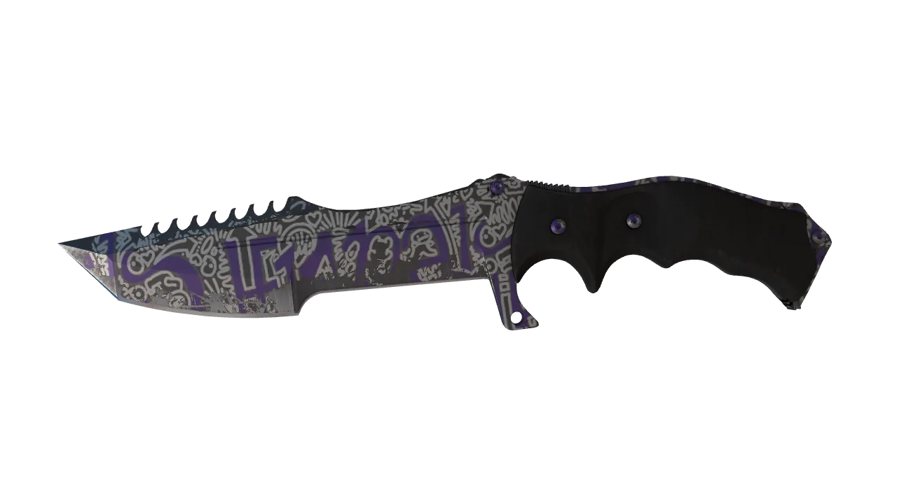 ★ Huntsman Knife | Freehand (Field-Tested) — Dust II light, front
