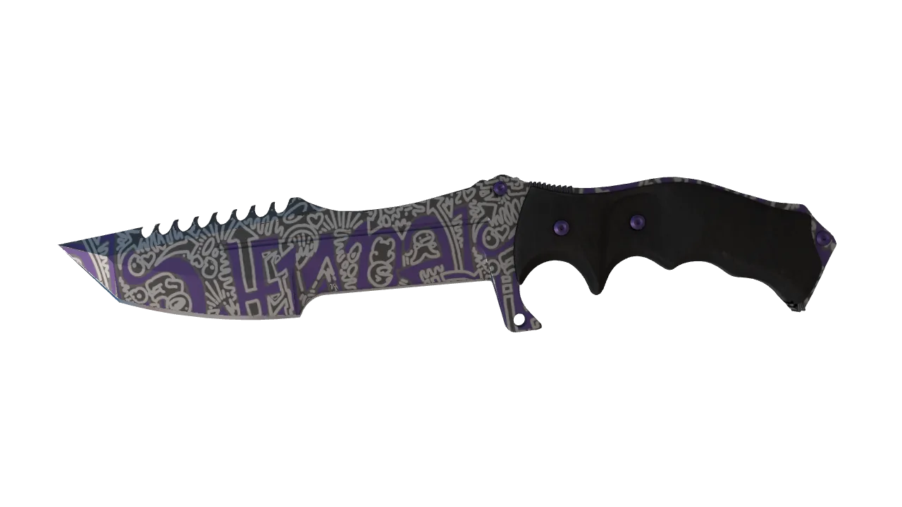 ★ Huntsman Knife | Freehand (Minimal Wear) — Dust II light, front