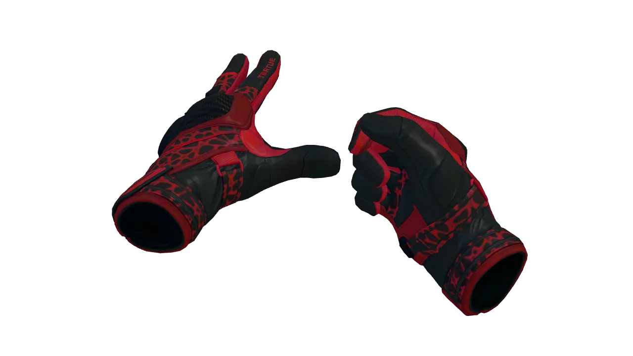 ★ Moto Gloves | Blood Pressure (Factory New) — Dust II light, front