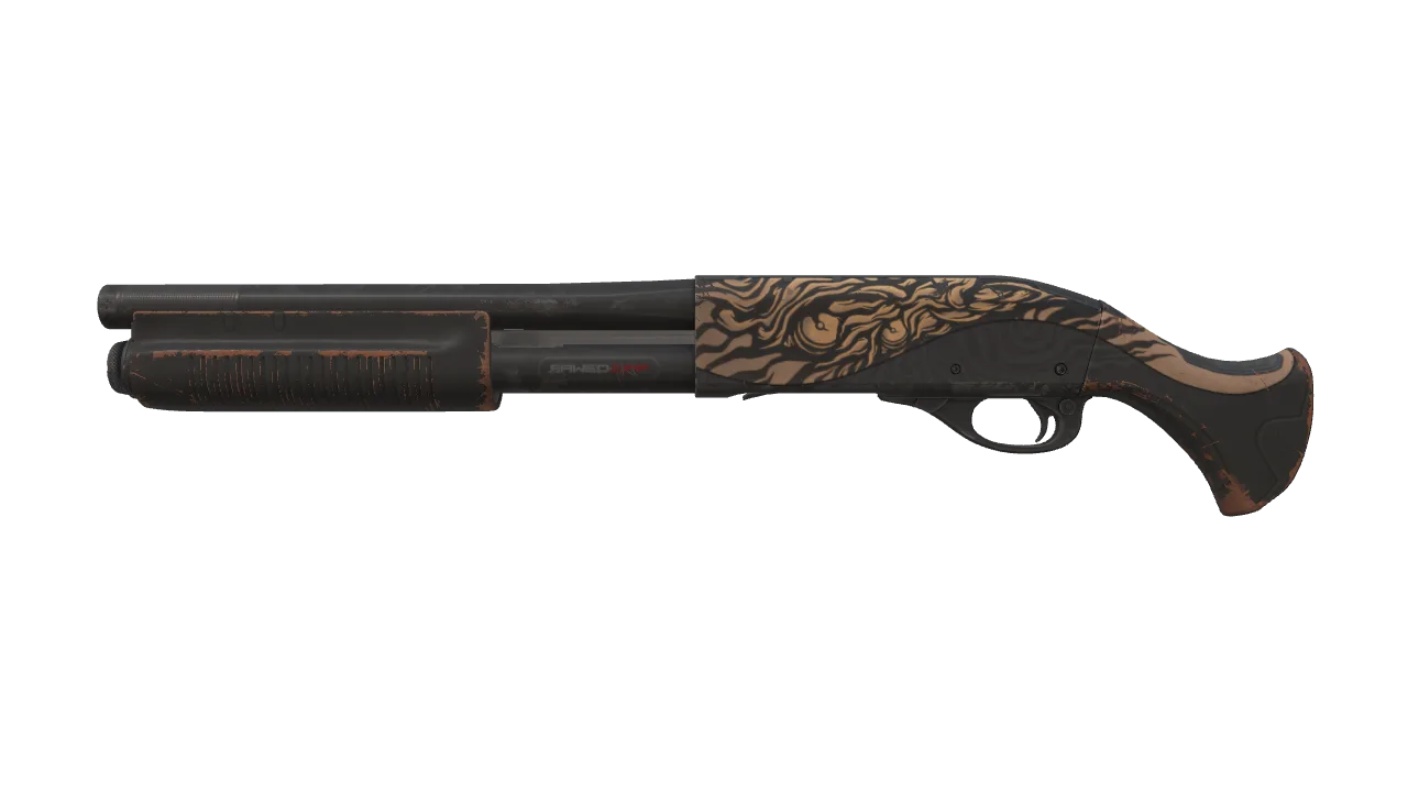 Sawed-Off | Fusion (Field-Tested) — Dust II light, front
