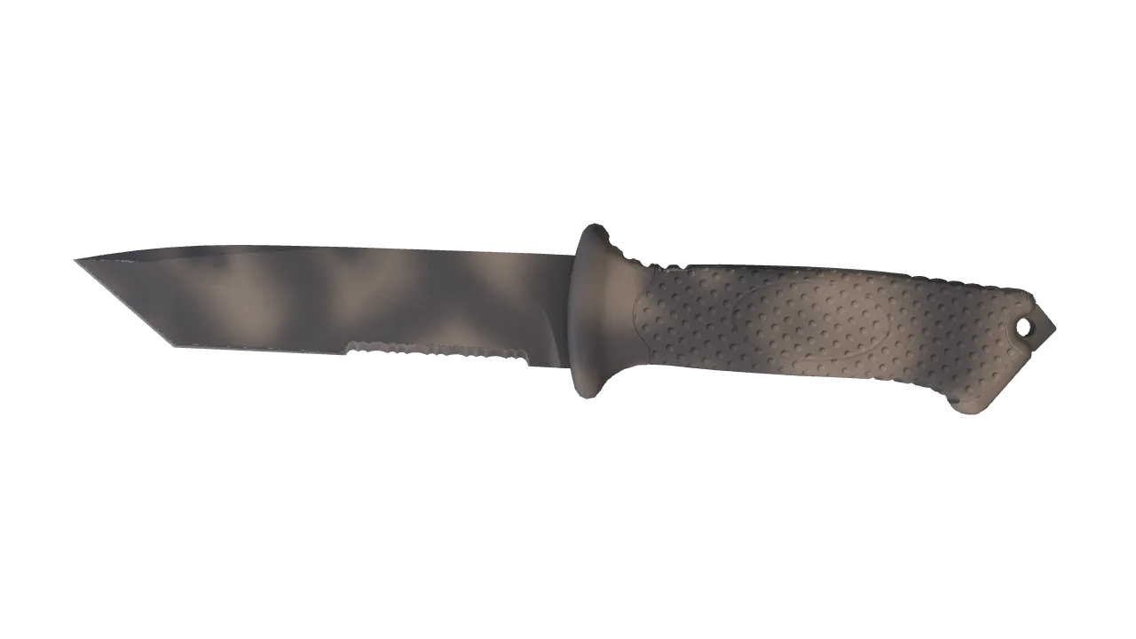 ★ Ursus Knife | Scorched (Minimal Wear) — Dust II light, front