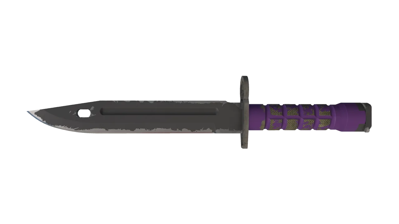 ★ Bayonet | Ultraviolet (Field-Tested) — Dust II light, front