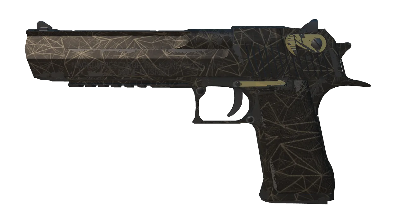 Desert Eagle | Meteorite (Field-Tested) — Dust II light, front