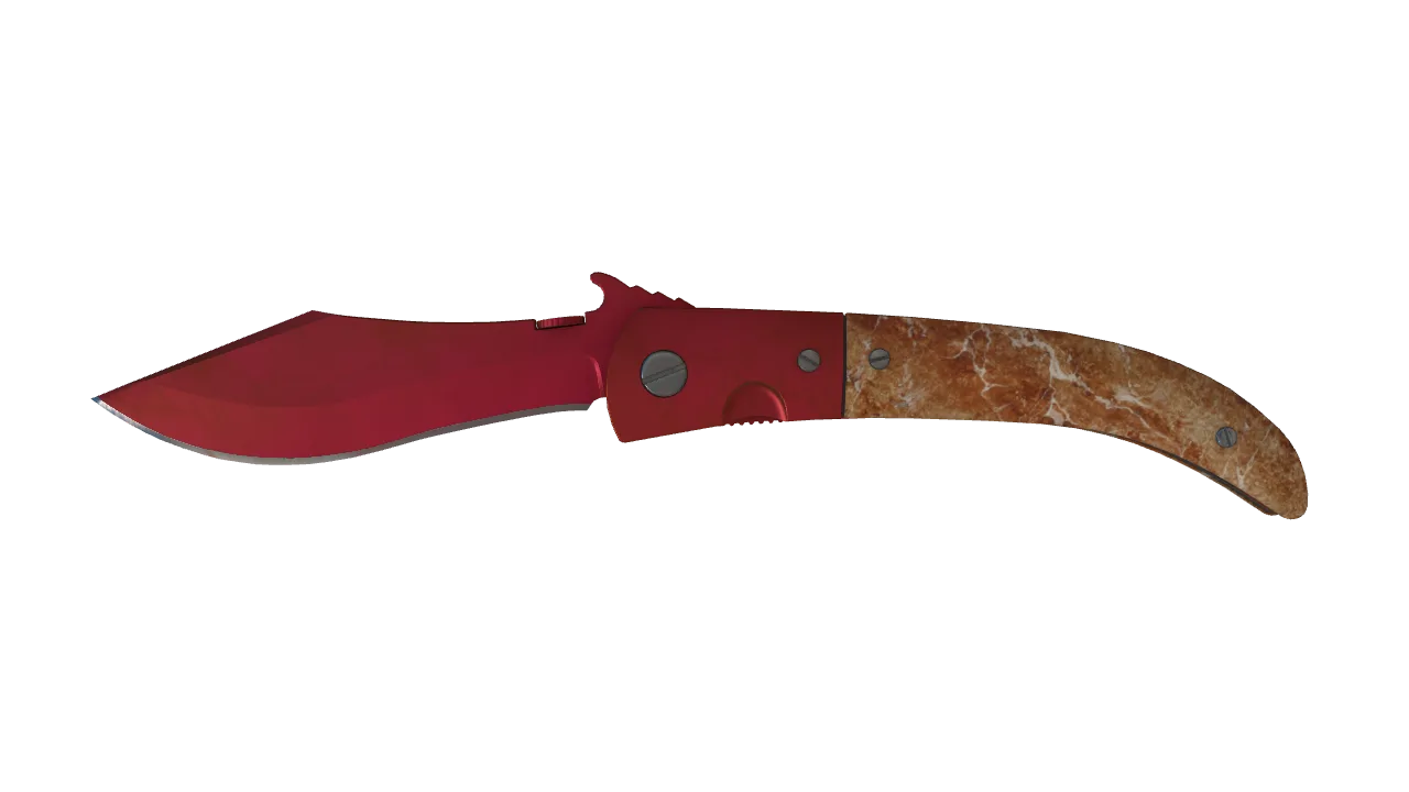 Navaja Knife | Doppler (Ruby) seed #107, front