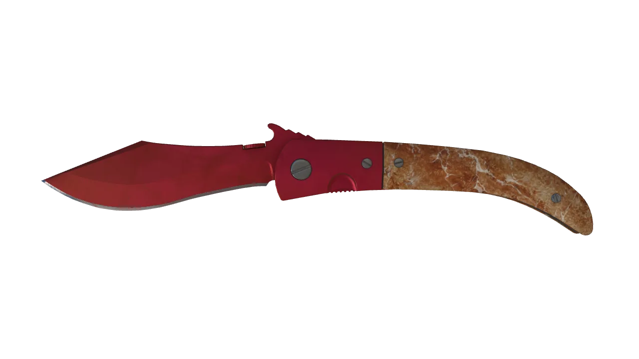 Navaja Knife | Doppler (Ruby) seed #149, front