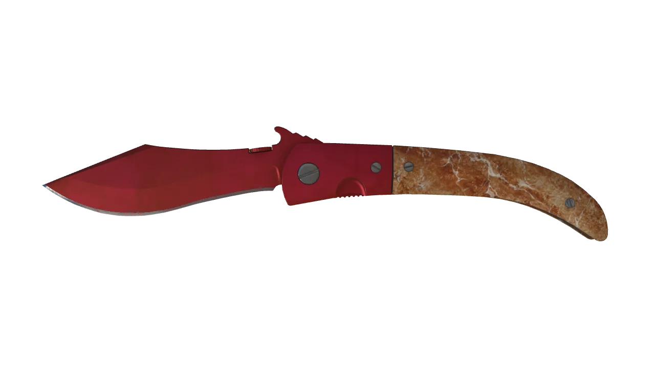 Navaja Knife | Doppler (Ruby) seed #241, front