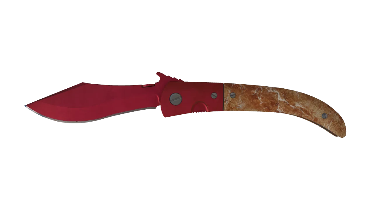 Navaja Knife | Doppler (Ruby) seed #242, front