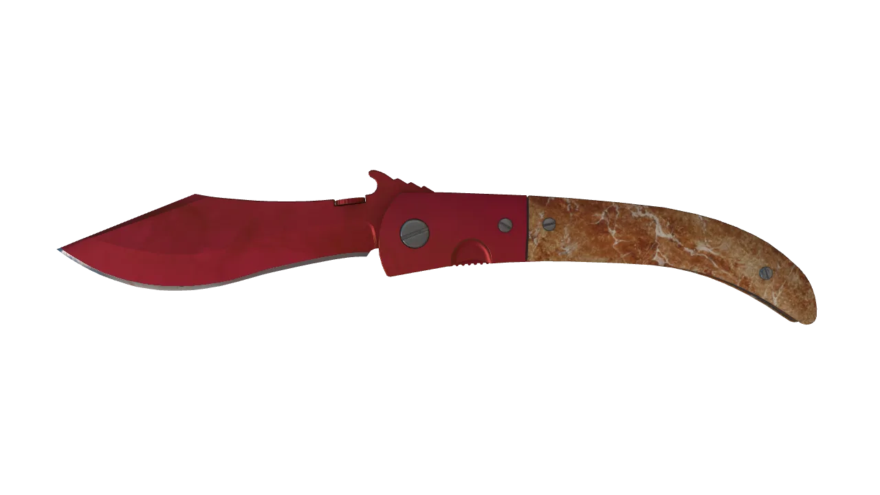 Navaja Knife | Doppler (Ruby) seed #322, front