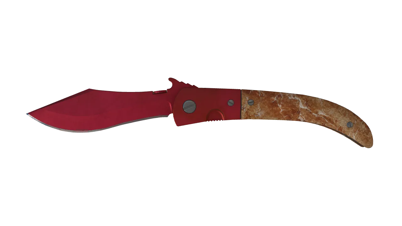 Navaja Knife | Doppler (Ruby) seed #426, front