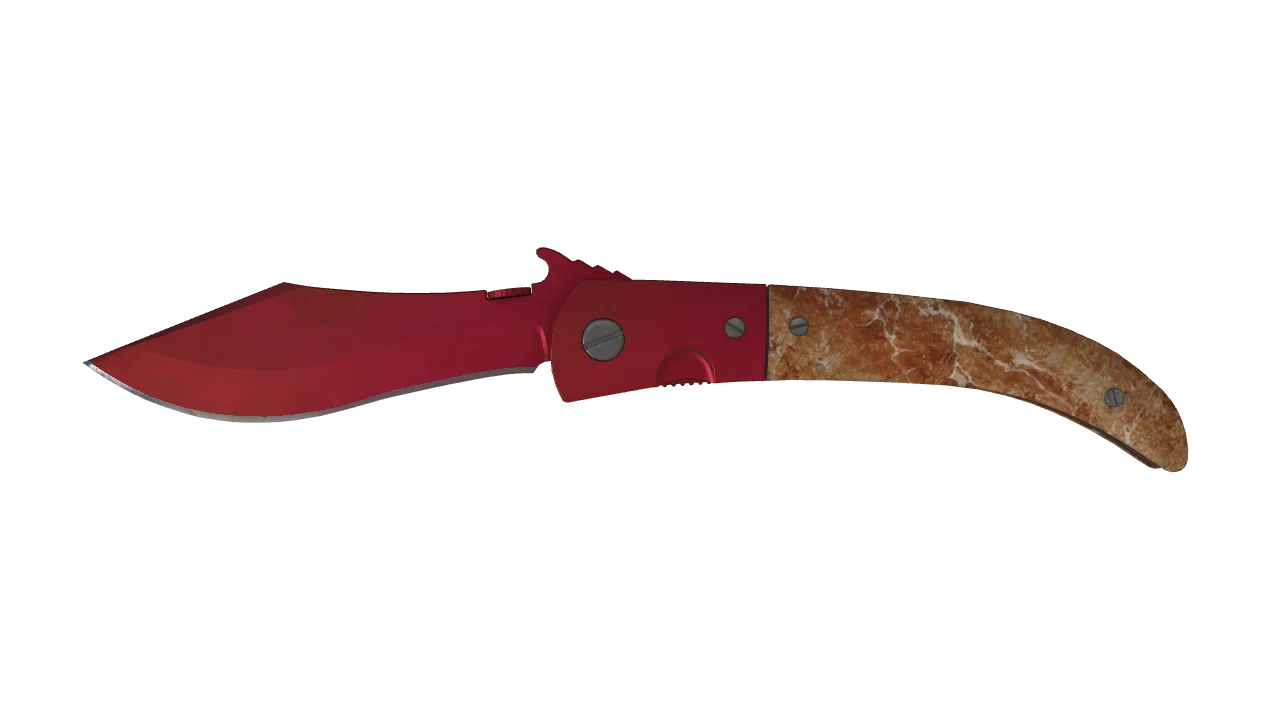 Navaja Knife | Doppler (Ruby) seed #43, front