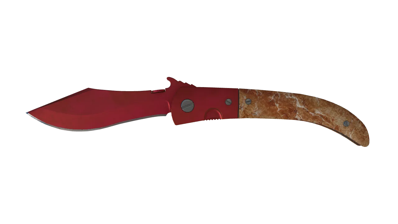 Navaja Knife | Doppler (Ruby) seed #449, front
