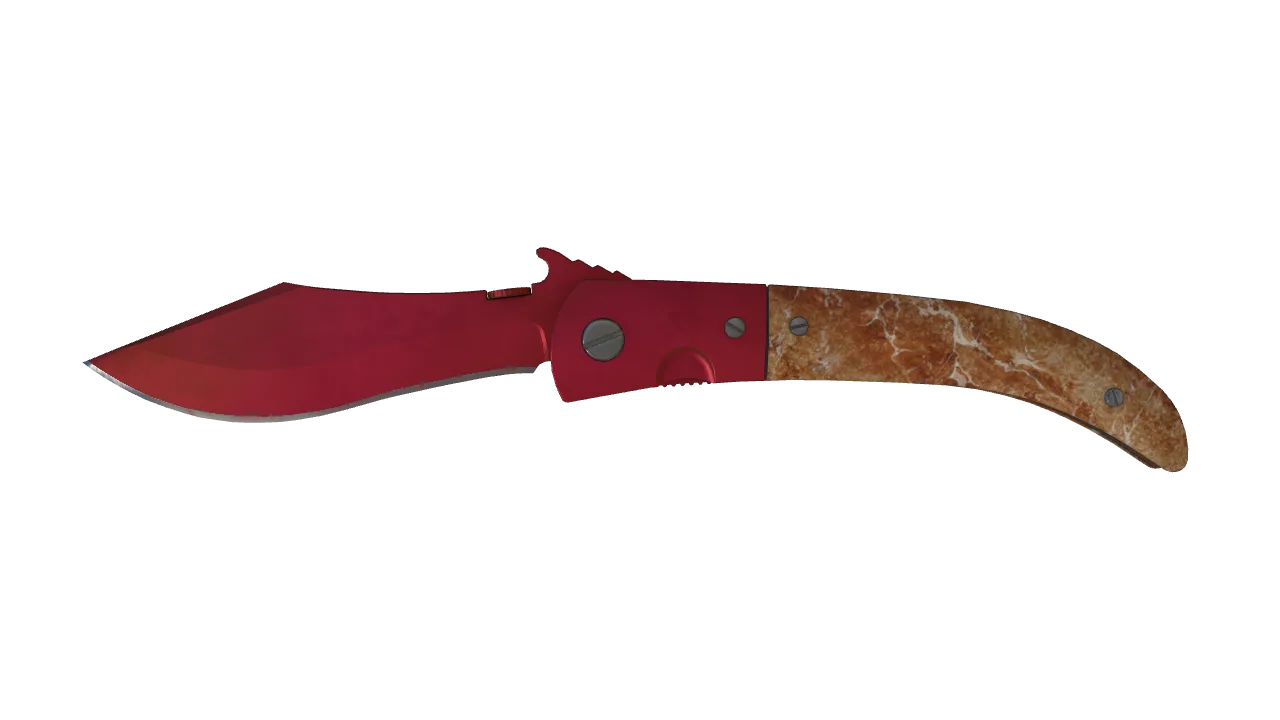 Navaja Knife | Doppler (Ruby) seed #488, front