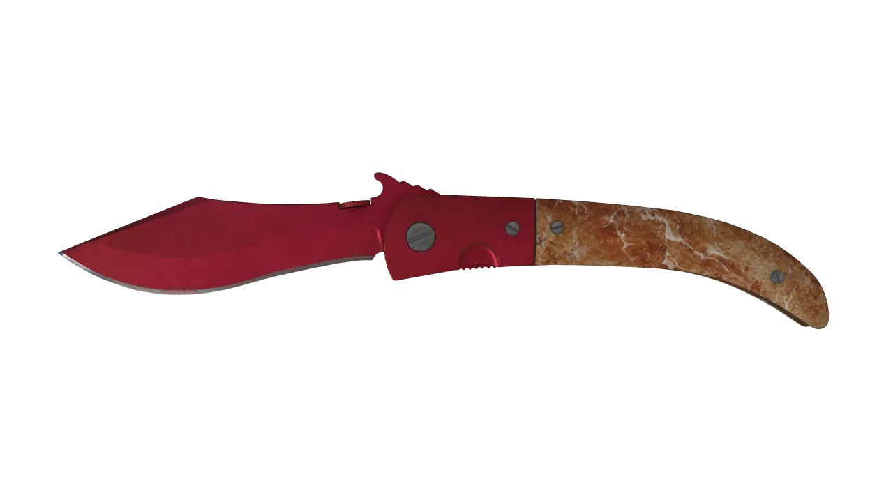 Navaja Knife | Doppler (Ruby) seed #544, front