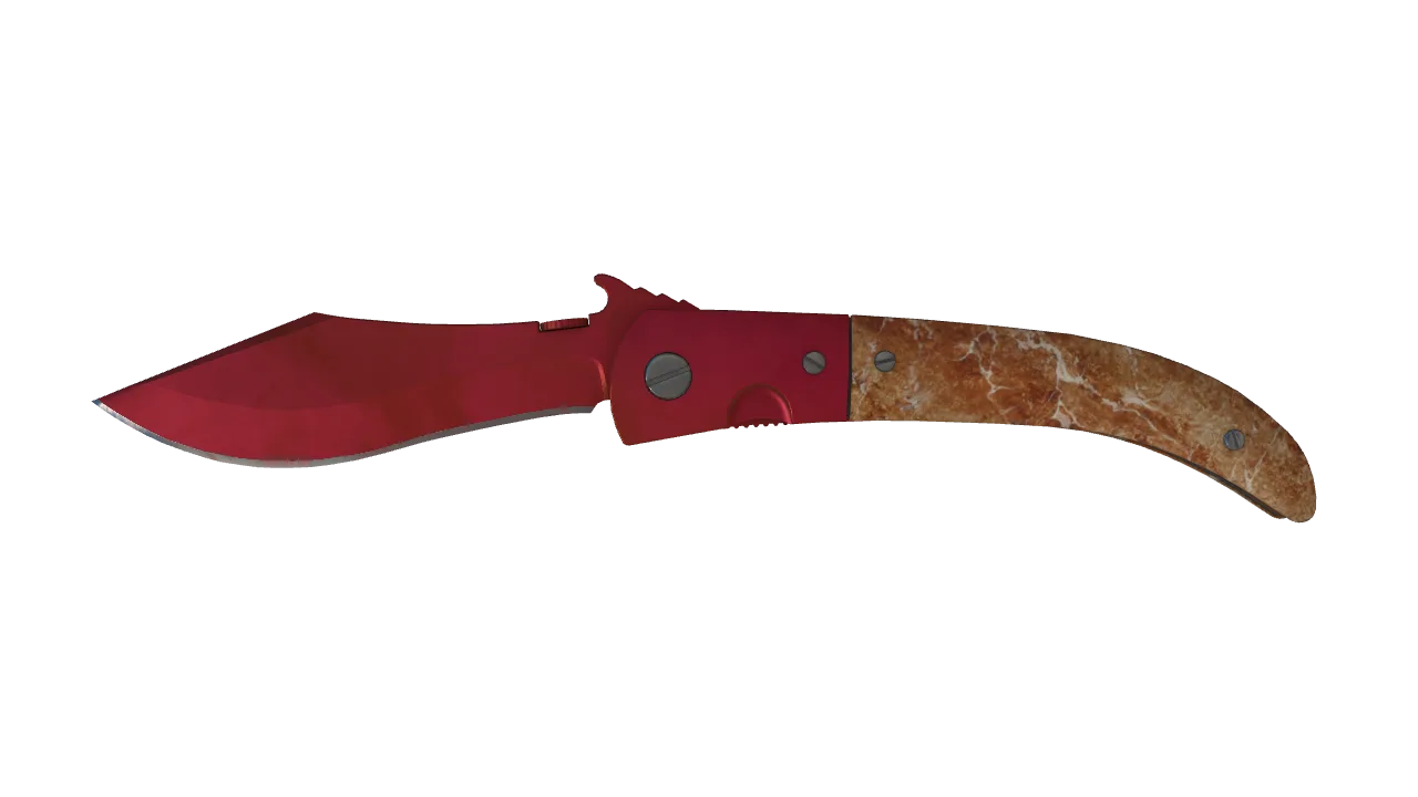 Navaja Knife | Doppler (Ruby) seed #55, front