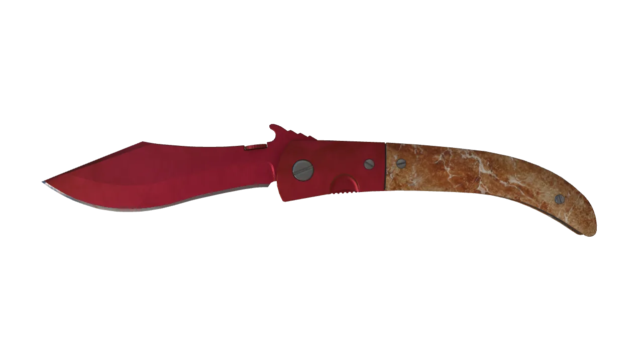 Navaja Knife | Doppler (Ruby) seed #562, front