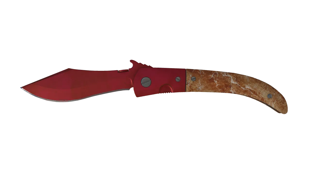 Navaja Knife | Doppler (Ruby) seed #602, front