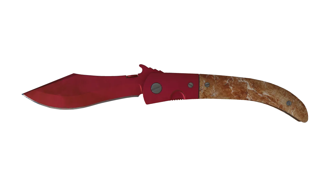 Navaja Knife | Doppler (Ruby) seed #652, front