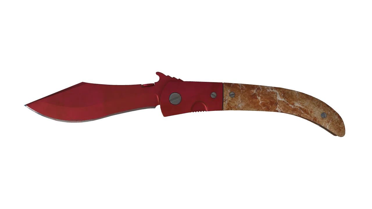 Navaja Knife | Doppler (Ruby) seed #668, front