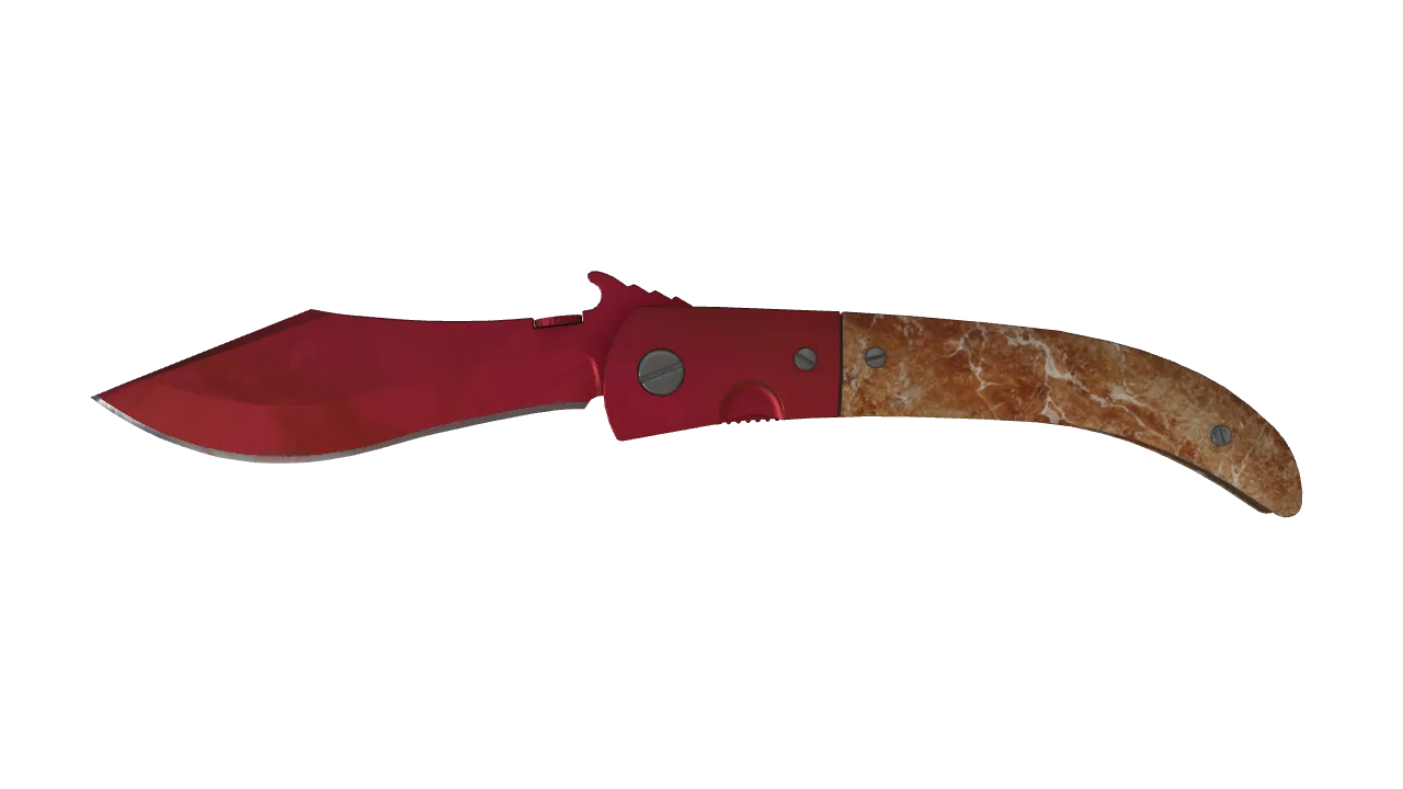 Navaja Knife | Doppler (Ruby) seed #702, front