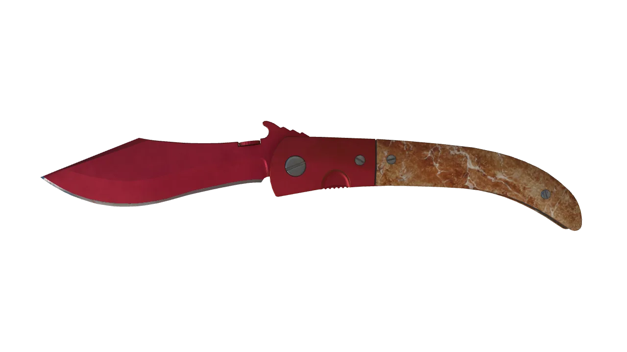 Navaja Knife | Doppler (Ruby) seed #704, front