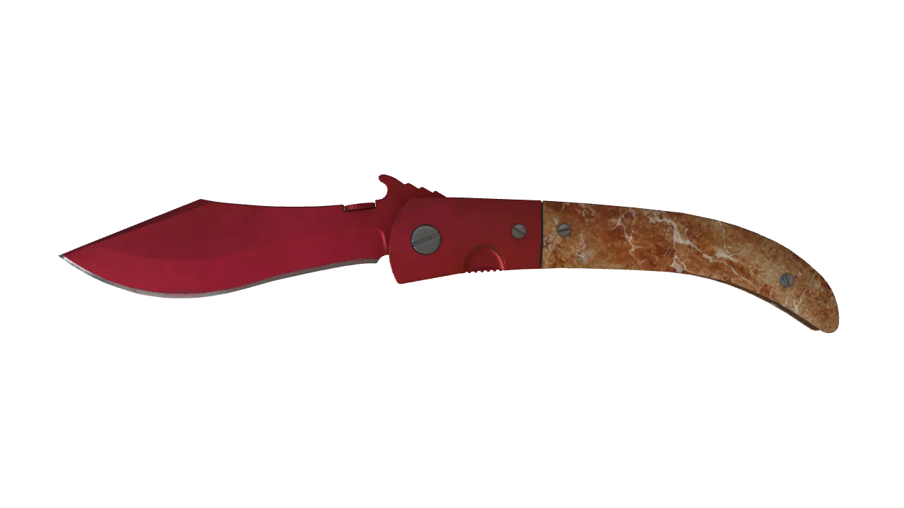 Navaja Knife | Doppler (Ruby) seed #768, front