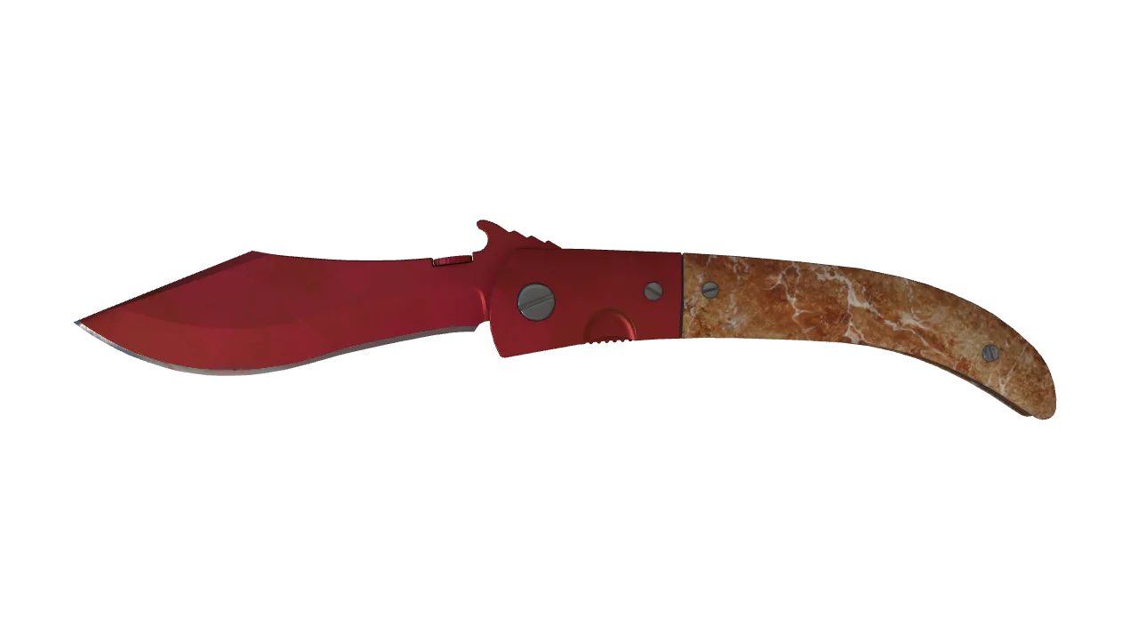 Navaja Knife | Doppler (Ruby) seed #793, front