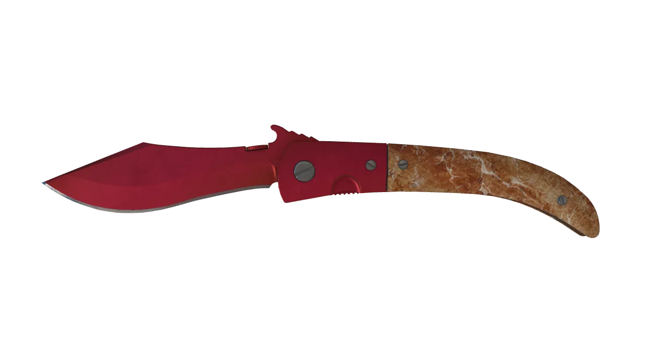 Navaja Knife | Doppler (Ruby) seed #83, front