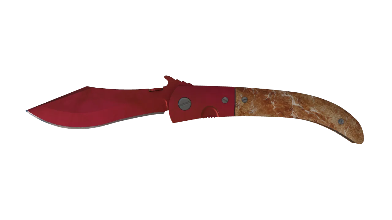 Navaja Knife | Doppler (Ruby) seed #842, front