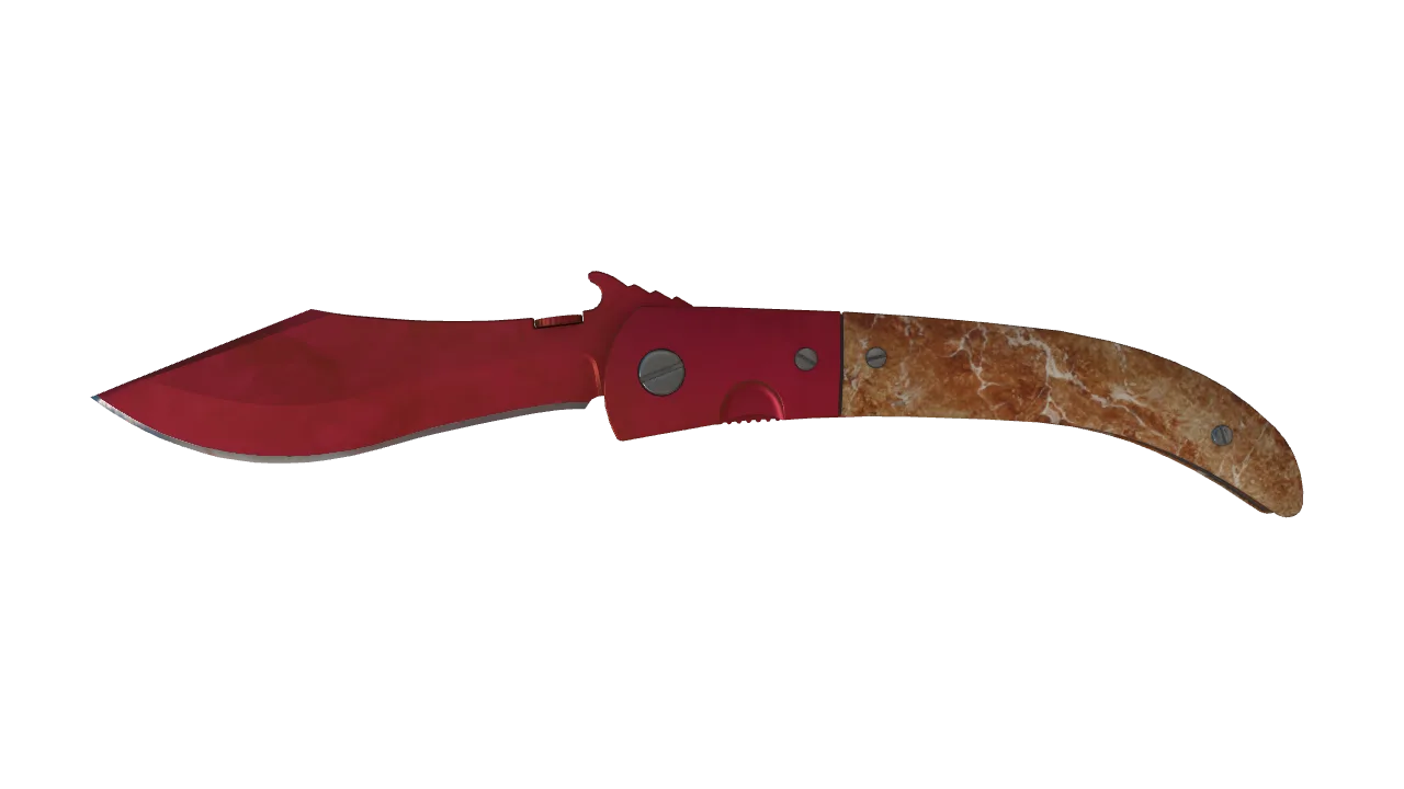 Navaja Knife | Doppler (Ruby) seed #888, front